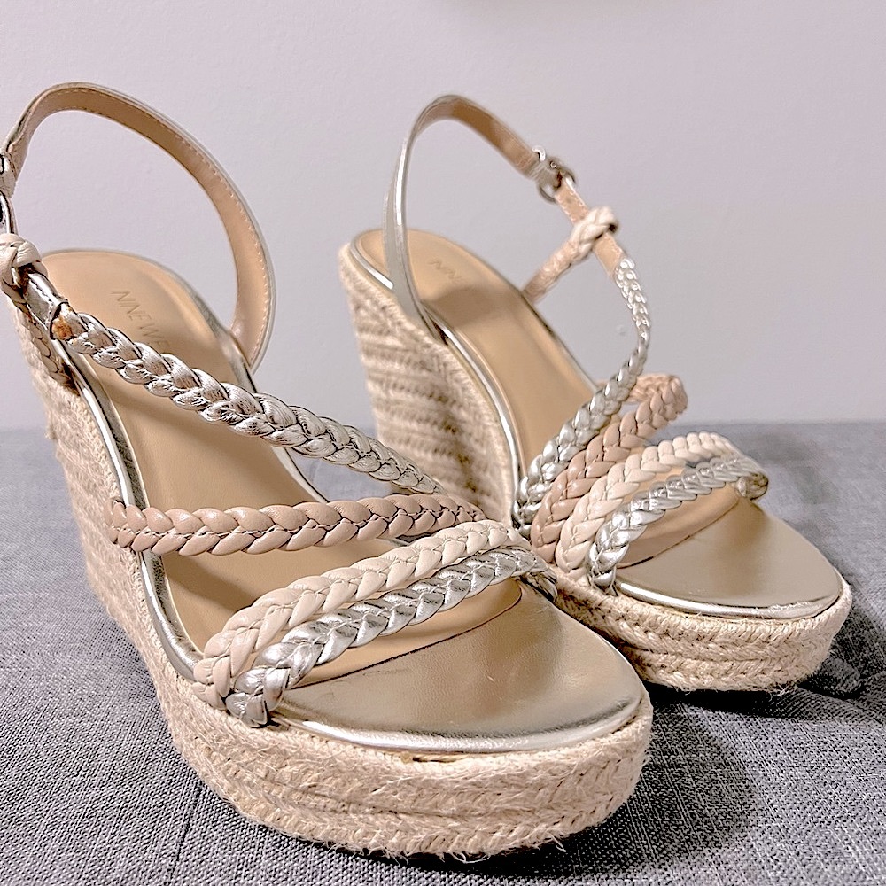 Nine West Espadrille platform Wedge Sandals